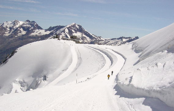 View from ski slope